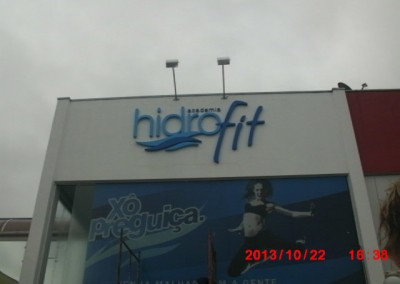 Letra Caixa em Aço Galvanizado por Ilumix Comunicação Visual Curitiba