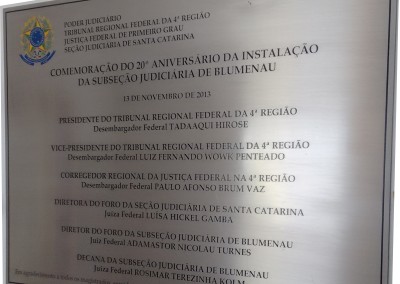 Ilumix Comunicação Visual Curitiba - Placas de Homenagem